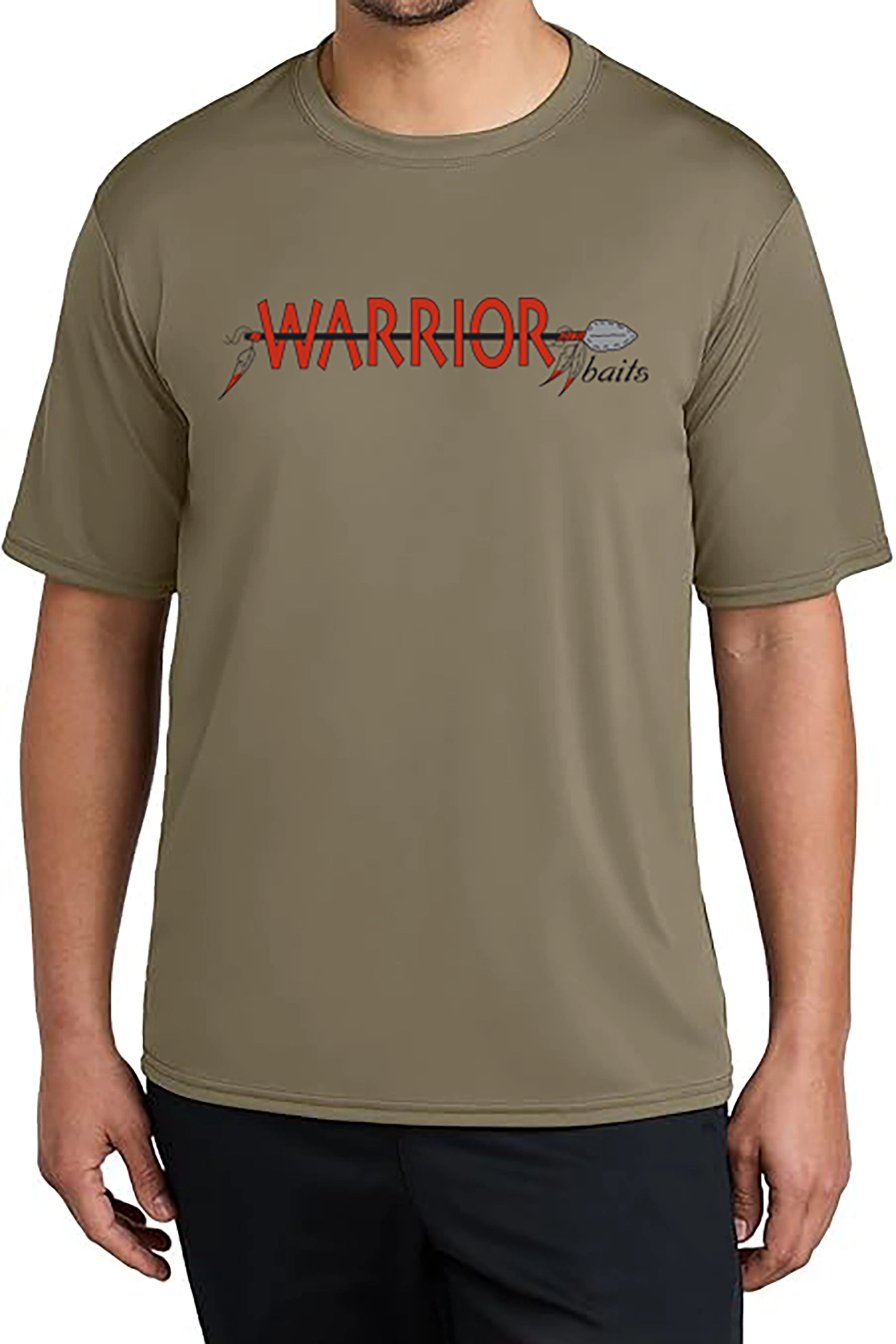 Warrior Baits Logo Tee – Brown