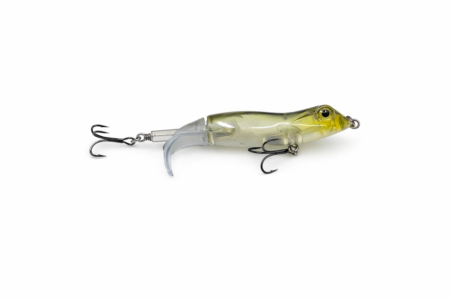 Fishing lure on a white background