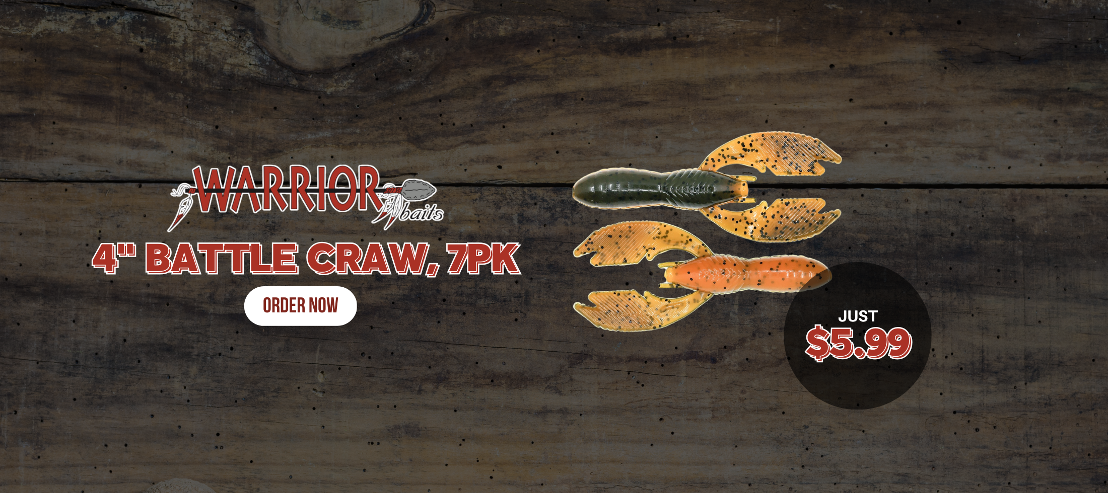 4" Battle Craw, 7pk